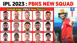 Punjab IPL Team 2023 Players List