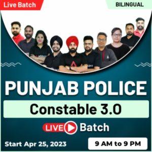 punjab police constable 3.0 