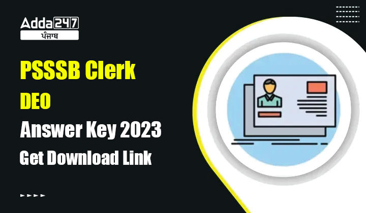 PSSSB Clerk DEO Answer Key 2023
