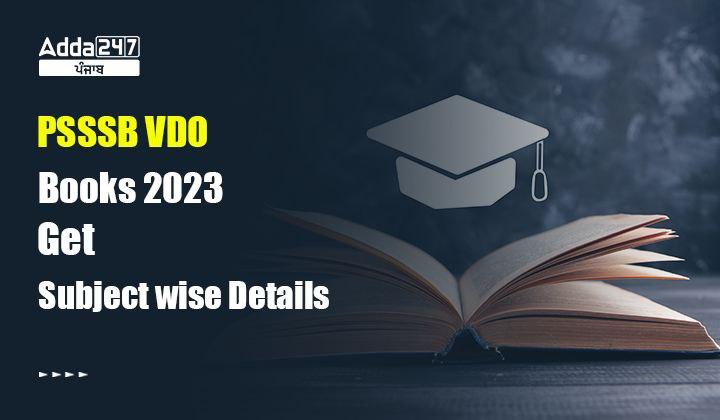 PSSSB VDO Books 2023 Get Subject wise Details