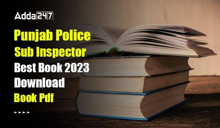 Punjab Police Sub Inspector Best Book 2023 Download Book Pdf
