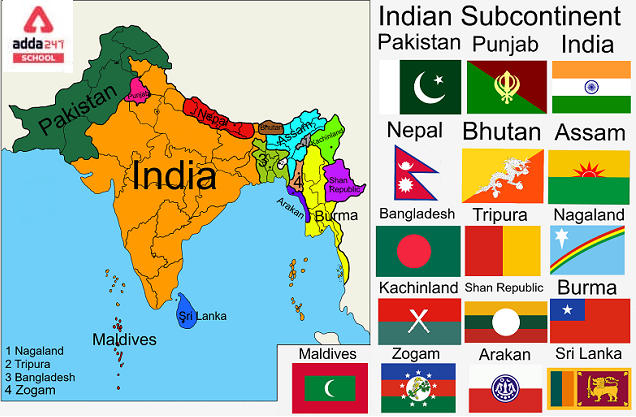 why is india called a subcontinent? भारत को उपमहाद्वीप क्यों कहा जाता है?_20.1