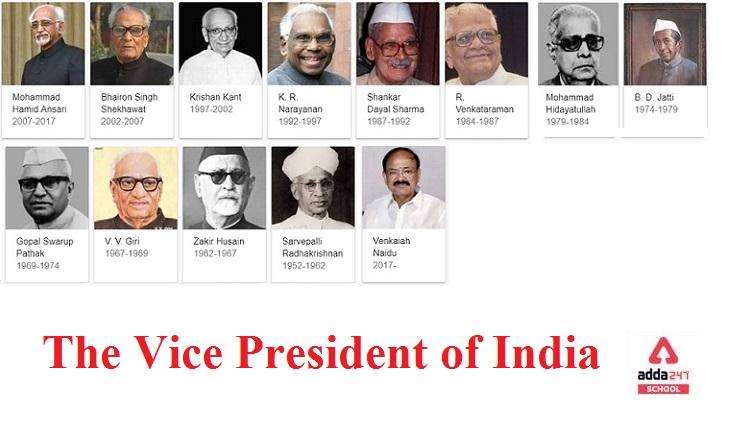 The Vice Presidents of India till now