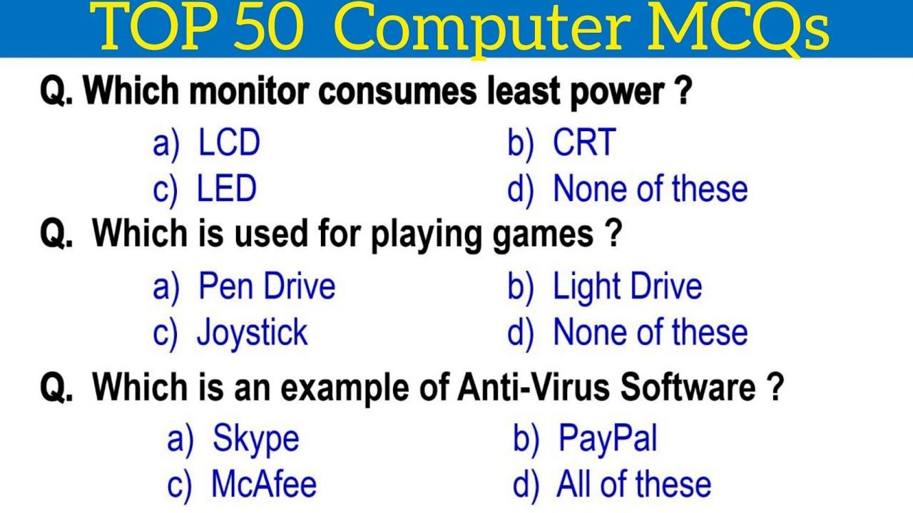 class 10 computer mcq