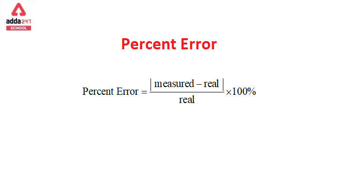Percent Error - Definition, Formula, and Questions