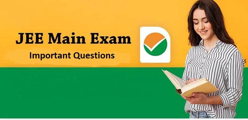JEE Chemistry Important Questions for JEE Main 2022