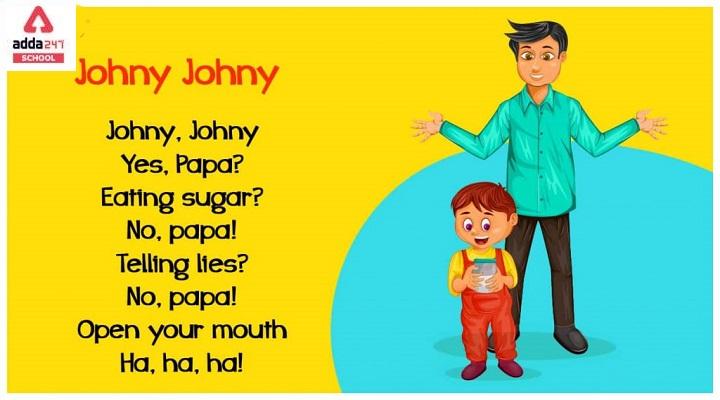 Johnny Johnny Yes Papa Poem