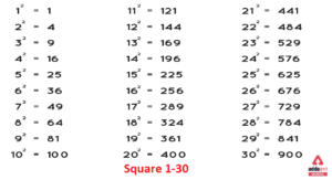 square 1-30