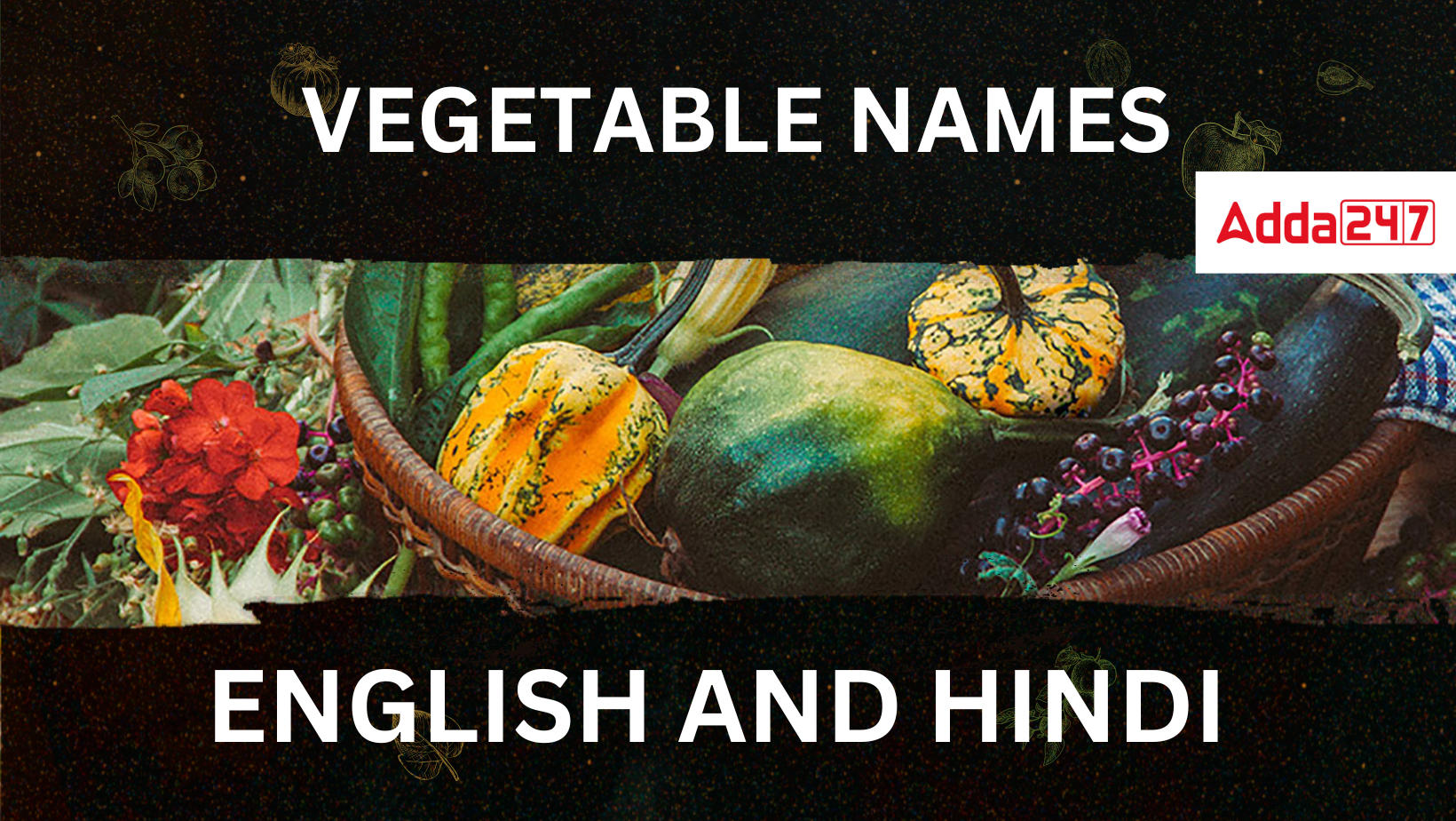 100 Vegetables Name in English and Hindi , Download Name Chart PDF_20.1