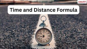 Time and Distance Formula