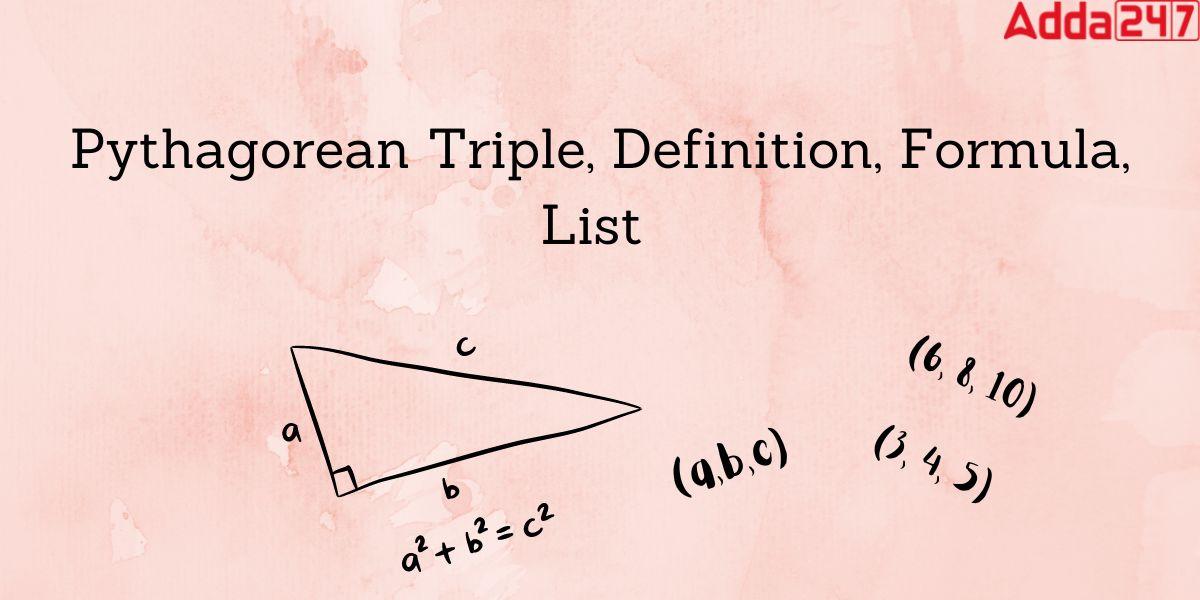 Pythagorean Triples List from 1 to 100 in Maths_20.1