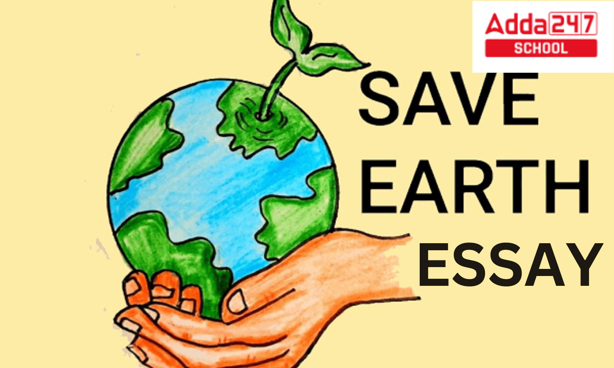 Save Earth Essay in 100-200 Words, Check Save Earth Poster_20.1