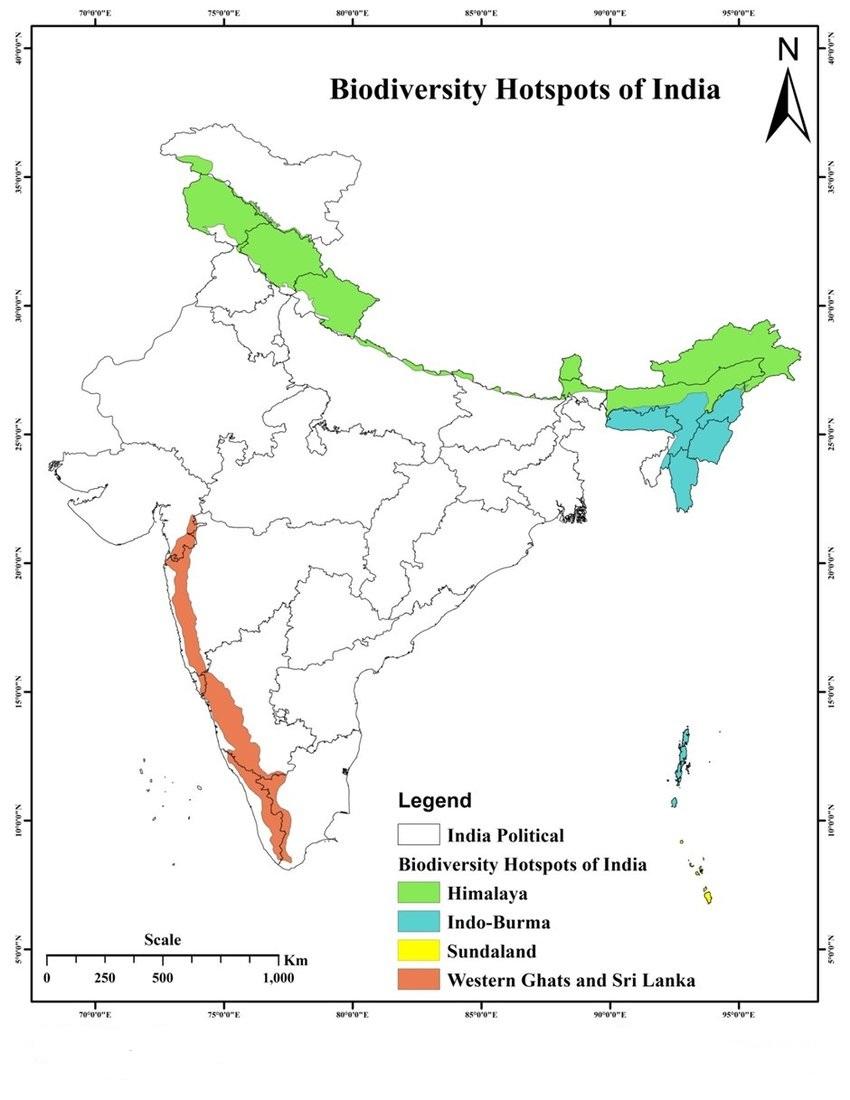 Biodiversity Hotspots in India- Check Full IUCN Red List_20.1