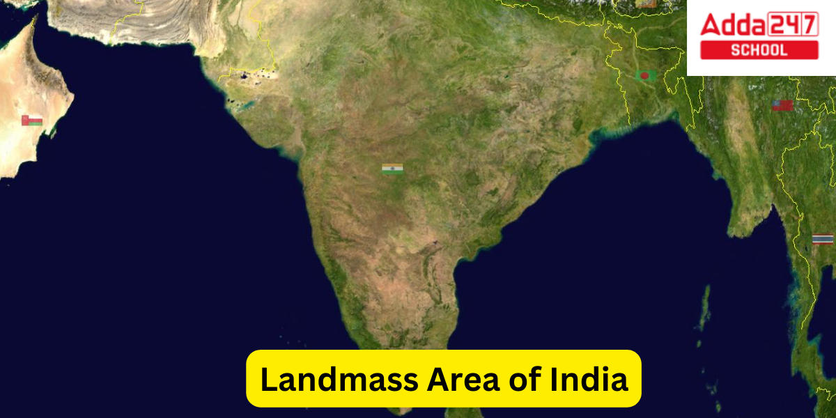 Landmass Area of India