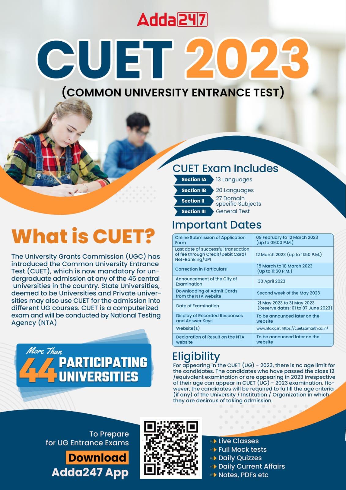 CUET Full Form - Common Universities Entrance Test in English & Hindi -_3.1