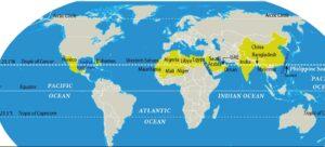 Tropic of Cancer in India, Map, Degree, Indian States -_4.1