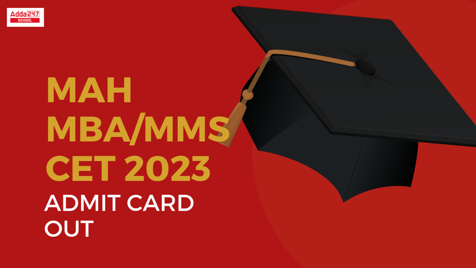 MAH MBA MMS CET Admit Card 2023