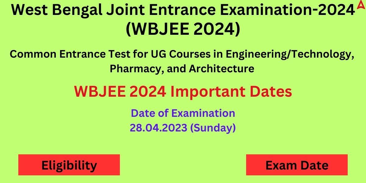 WBJEE 2024 Exam Date, Registration Last Date, Syllabus_20.1