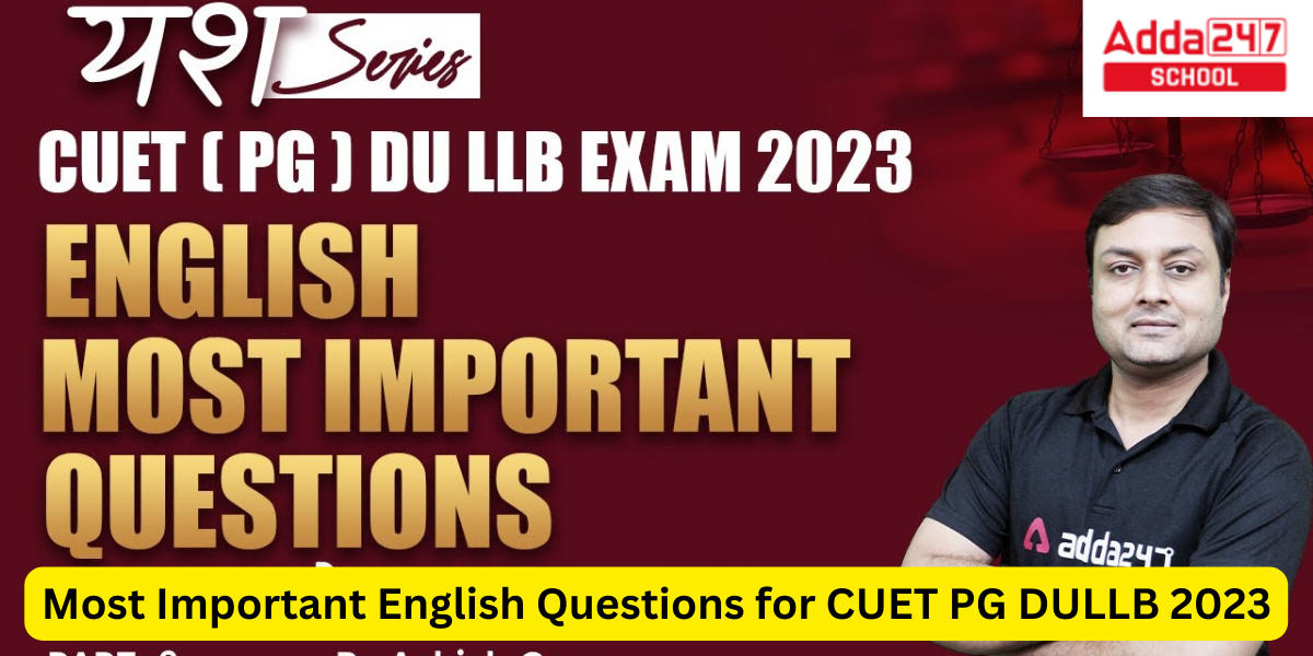 Most Important English Questions for CUET PG DULLB 2023_20.1