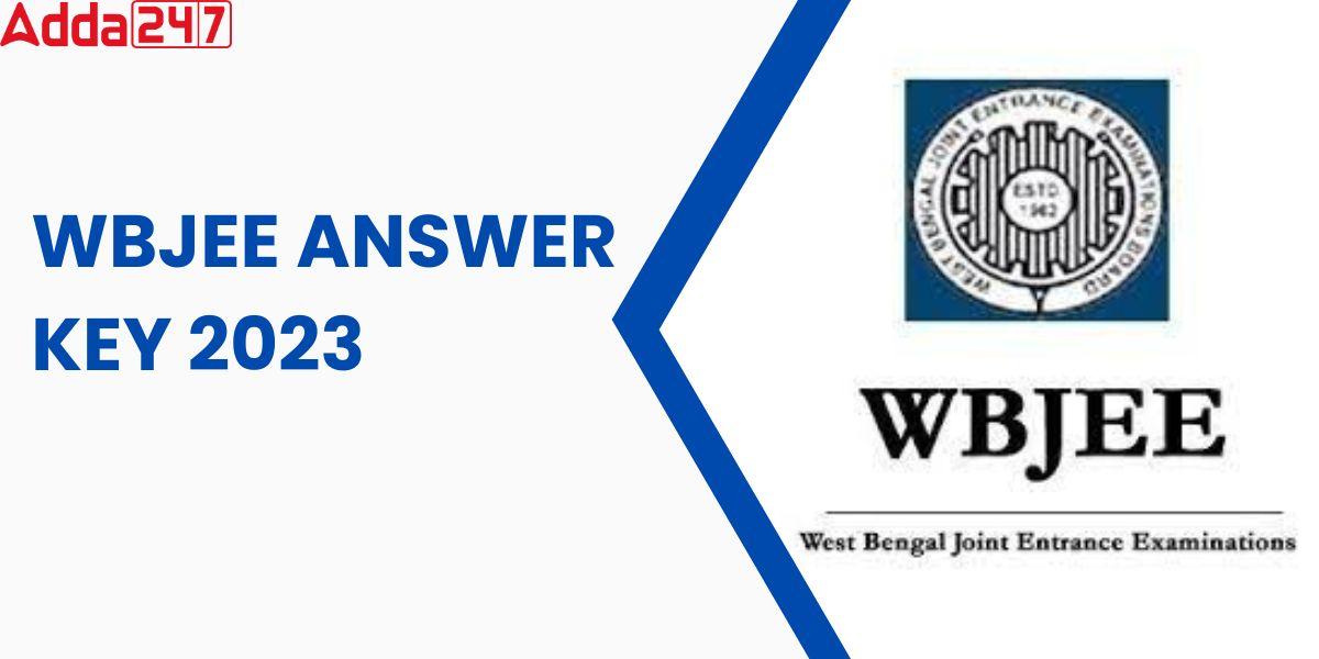 WBJEE Answer Key 2023