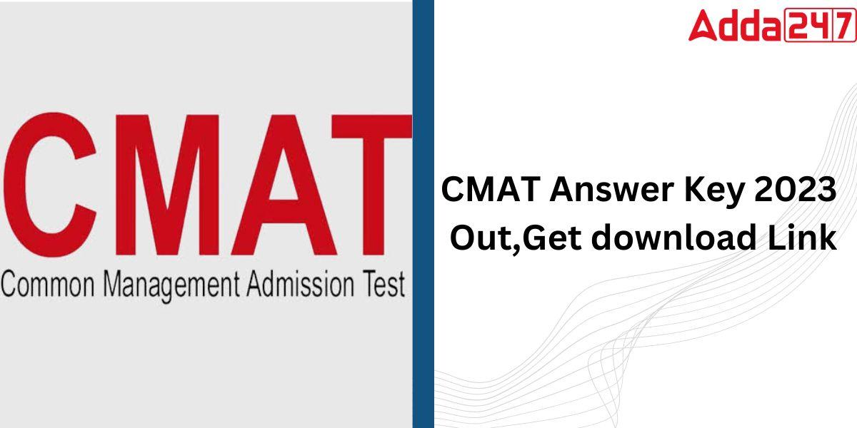 CMAT Answer Key 2023