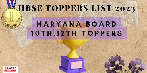HBSE Toppers List 2023,Haryana Board 10th,12th Toppers_20.1