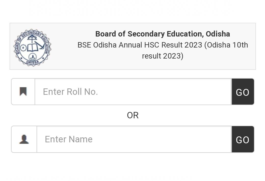 BSE Odisha 10th Result Link Students may get their BSE Odisha 10th Result 2023 from the official websites chosen by the Board of Secondary Education, Odisha. The BSE Odiah 10th result 2023 Link is now avilable on the websites www.orissaresults.nic.in and www.bseodisha.nic.in,Students can download their BSE Odisha 10th Result 2023 by providing the necessary information, such as their roll number.  BSE Odisha 10th Result 2023 Download Link BSE Odisha 10th Result 2023 Link Active