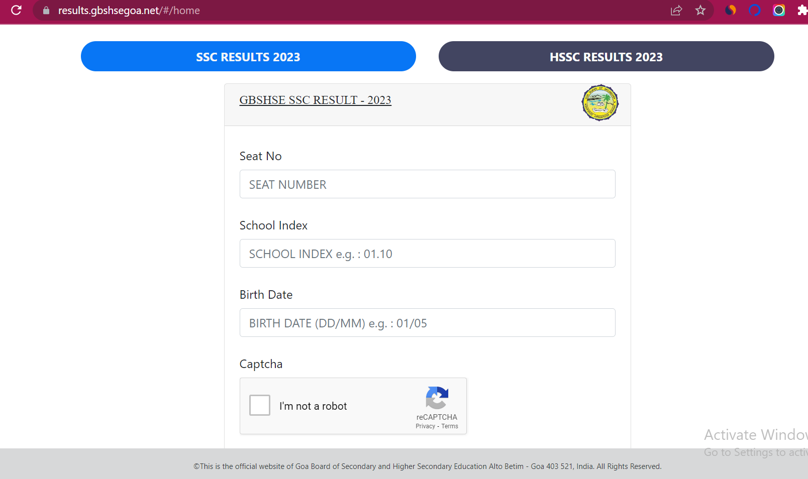 Goa Board SSC Result 2023 Link Out, Check Goa 10th Result