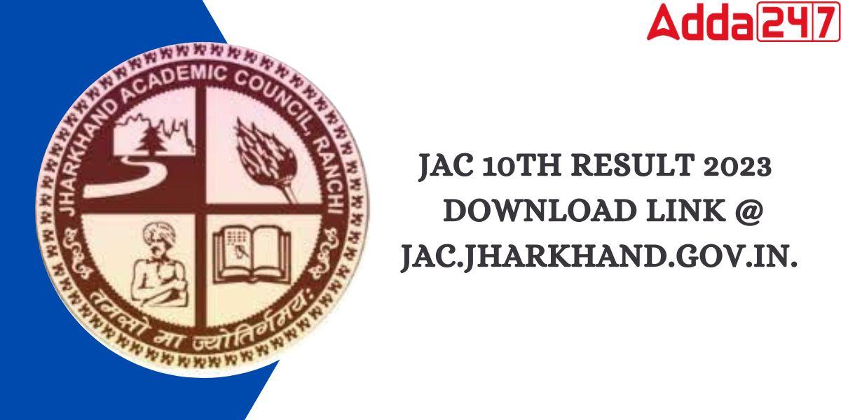 JAC 10th Result 2023 Link out @ www.jac.jharkhand.gov.in_20.1
