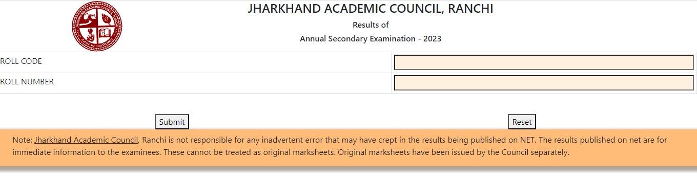 JAC 10th Result 2023 Link out @ www.jac.jharkhand.gov.in_50.1