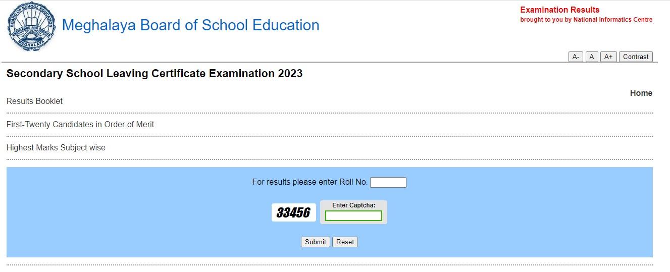 MBOSE SSLC Result 2023 Out, Meghalaya Class 10 Result link_3.1