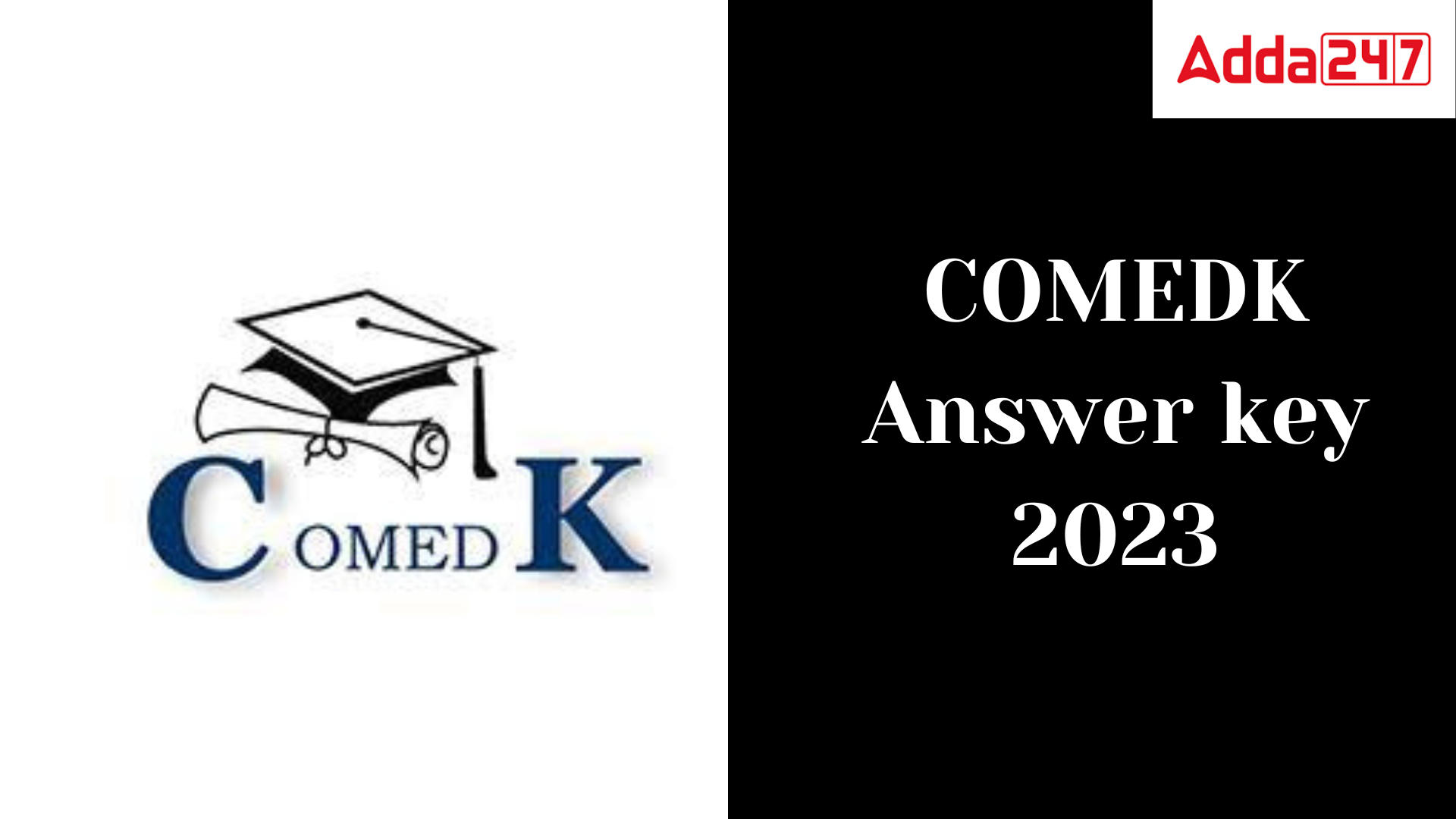 COMEDK Answer key 2023