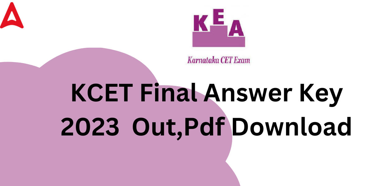 KCET Final Answer Key 2023