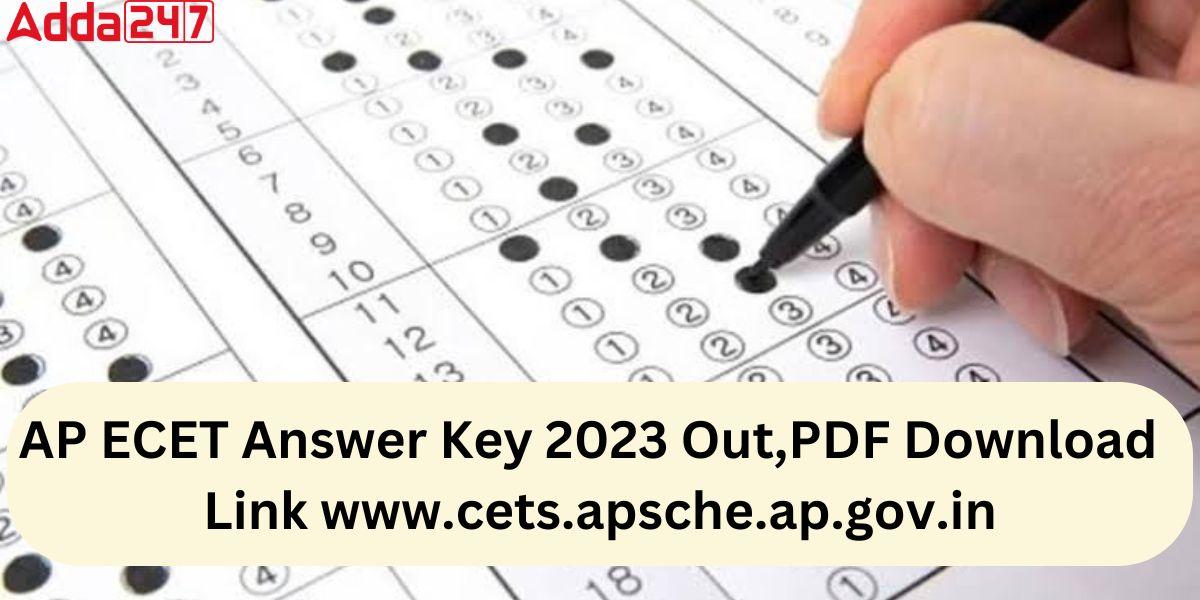 AP ECET Answer Key 2023