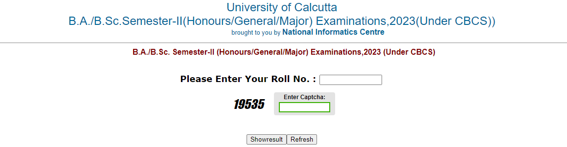 CU Result 2023, Calcutta University 2nd Semester Result Out For B.A, B ...