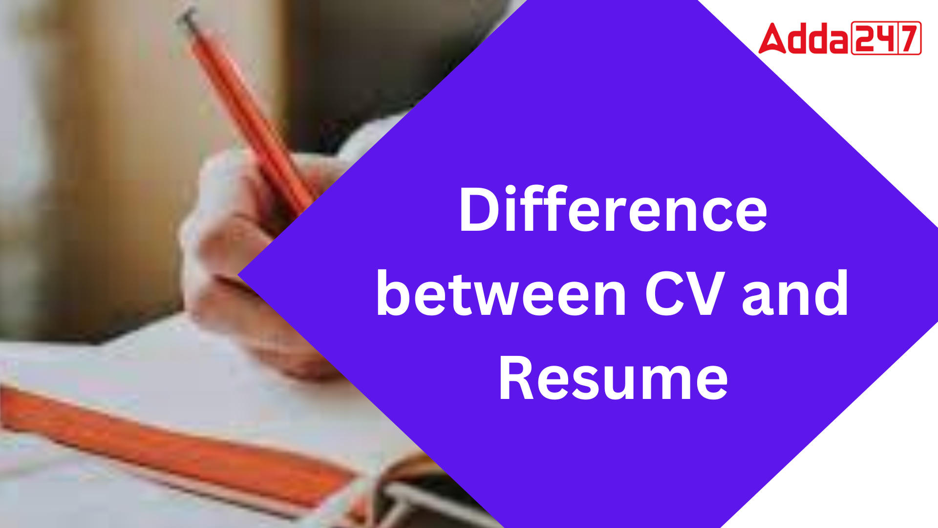 Difference between CV and Resume-2