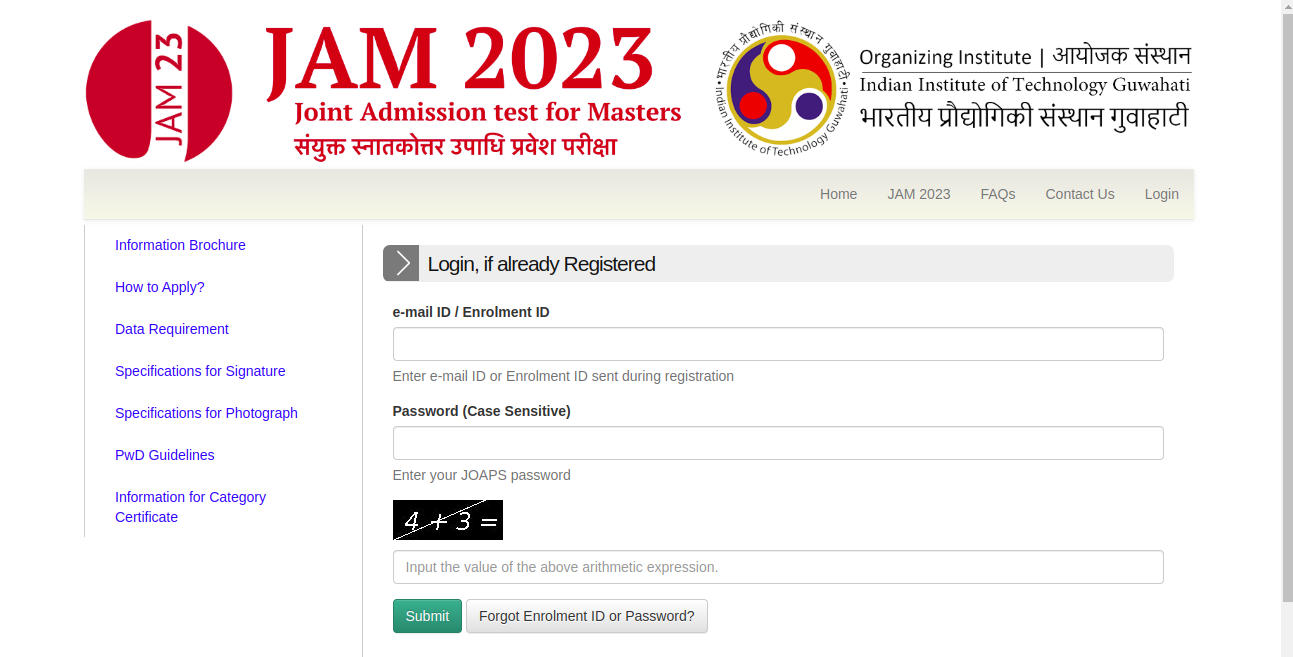 IIT JAM 2024: Registration Starts, Check Exam Dates, Application Form_3.1