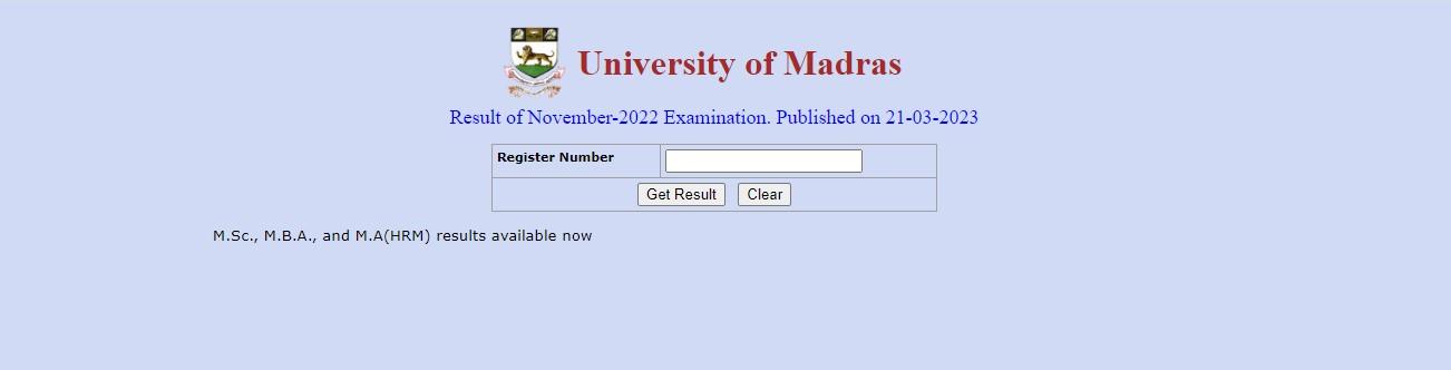 University of Madras Results 2023 6th Semester Date & Link_3.1