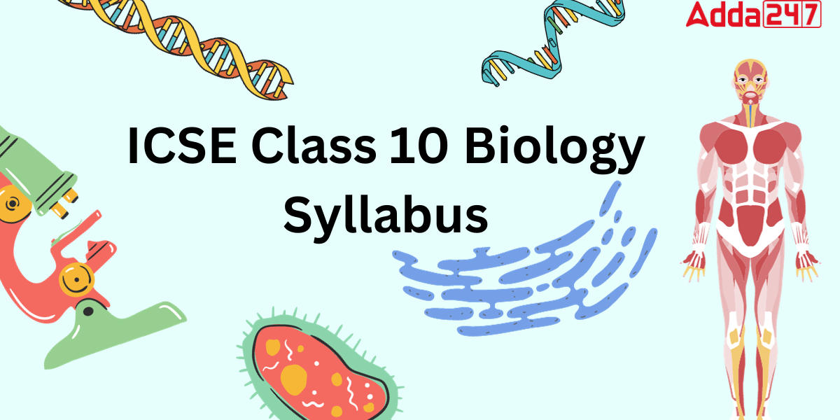 ICSE Class 10 Biology Syllabus 2023-24 Download PDF
