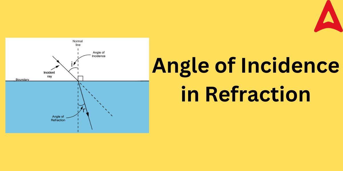Angle of Incidence in Refraction