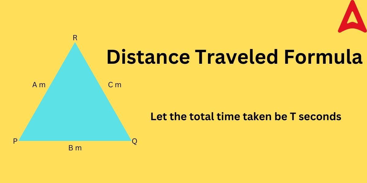 Distance Traveled Formula