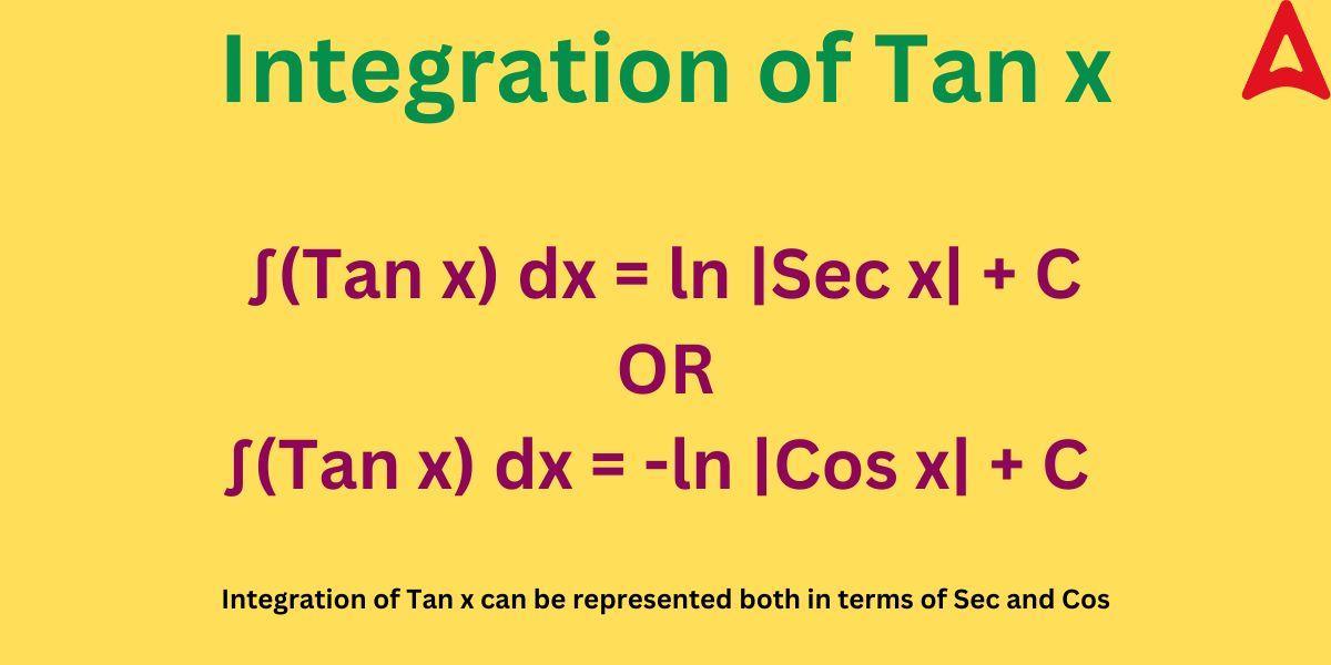 Integration of Tan x