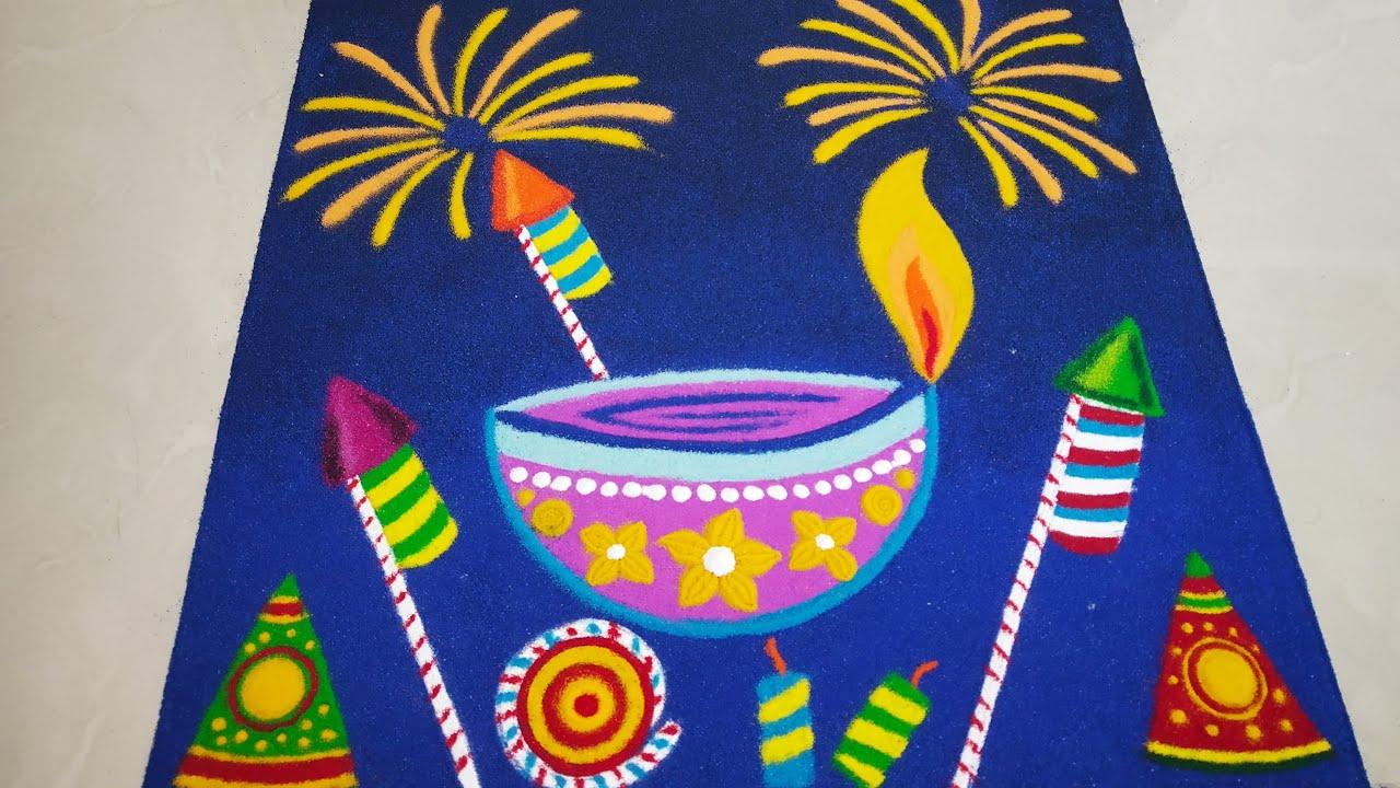 neeta_rangoli_and_art | Small simple rangoli design 😍😍  #neetarangoliandart #smallrangoli #easyrangoli #dailyrangoli  #festivalrangoli #sandart #rangoliart ... | Instagram