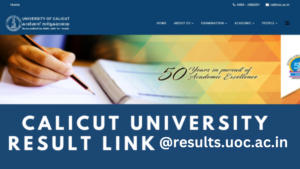 Calicut University Result 2024