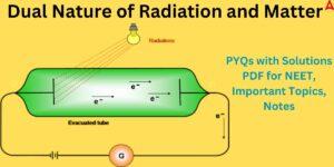 Dual Nature of Radiation and Matter