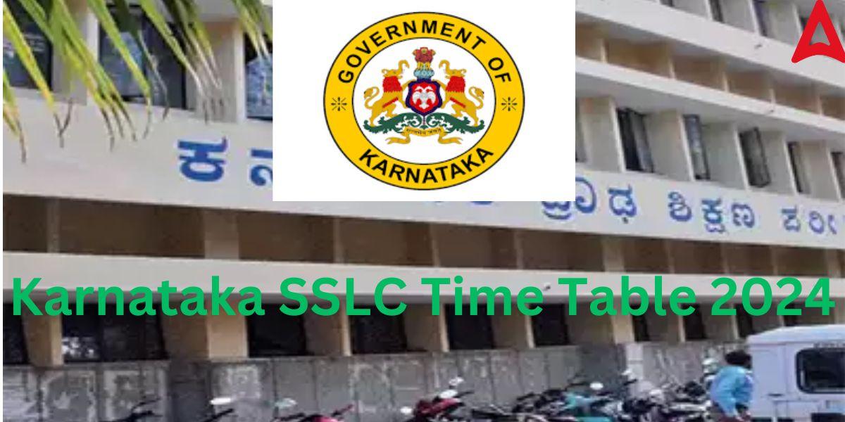 Karnataka SSLC Exam Final Timetable 2024 PDF (Out)
