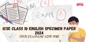 ICSE English Language Specimen Paper 2024 PDF Download