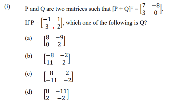 Q.1(i)