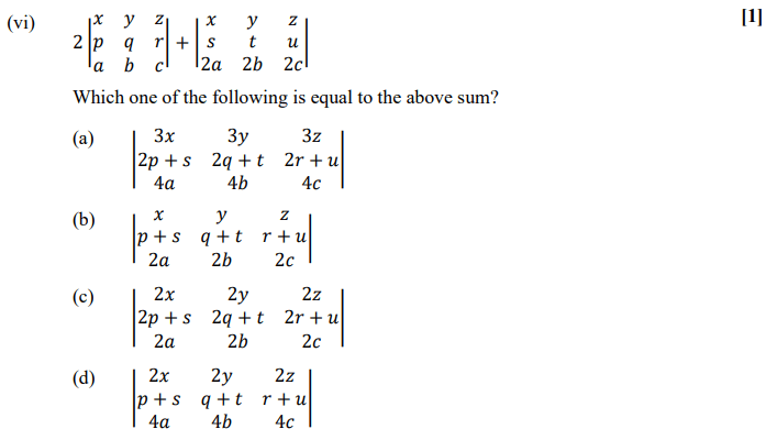 ISC Class 12 Math Answer Key 2024, Important Math Questions_50.1