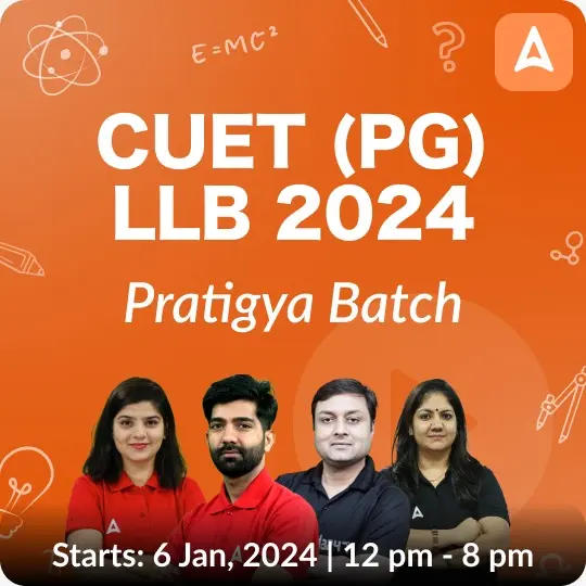 CUET PG LLB 2024 Pratigya batch